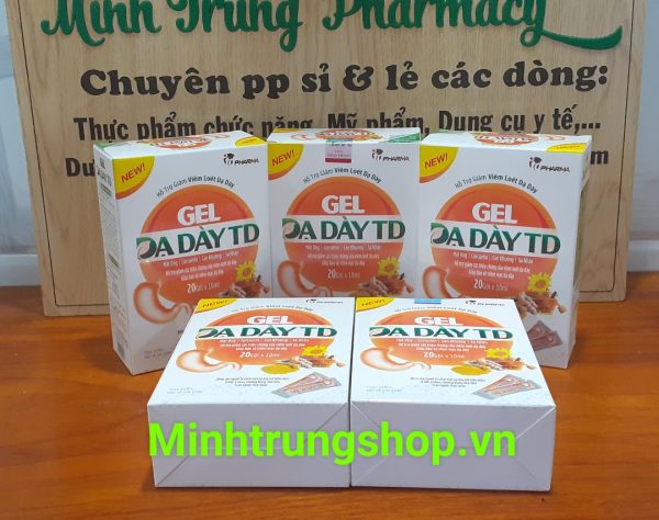 Gel Dạ Dày TD Hỗ trợ giảm các triệu chứng của viêm loét dạ dày, bảo vệ niêm mạc dạ dày